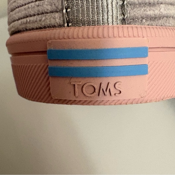 Toms Camarillo Corduroy Shoes Women’s Size 10 Gray High Top Ortholite Sneakers - Picture 8 of 13